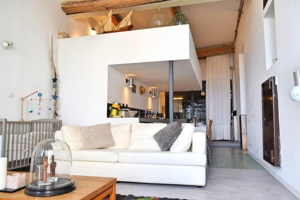 Апартаменти 06J - Superb Duplex Loft With Ac - Sea View Ніцца Екстер'єр фото