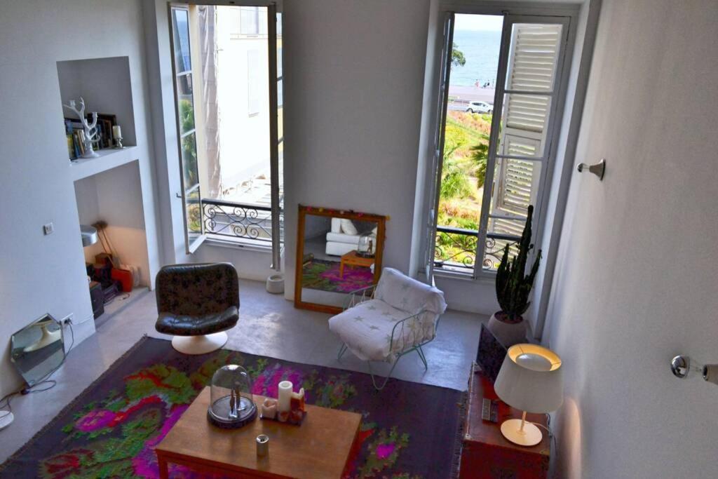 Апартаменти 06J - Superb Duplex Loft With Ac - Sea View Ніцца Екстер'єр фото