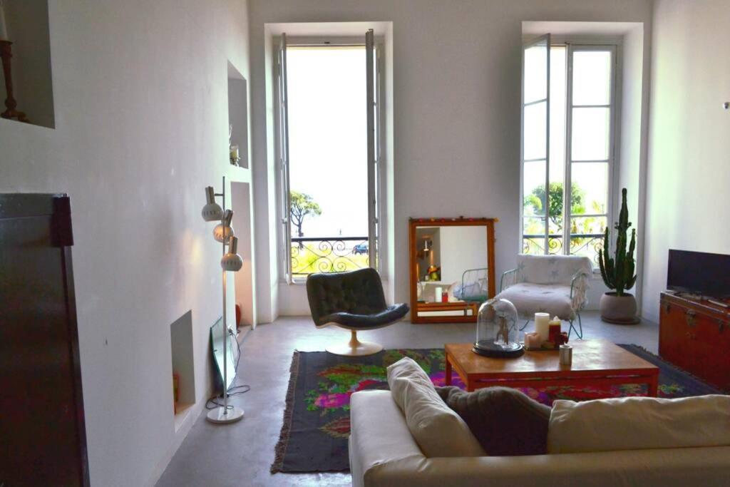 Апартаменти 06J - Superb Duplex Loft With Ac - Sea View Ніцца Екстер'єр фото