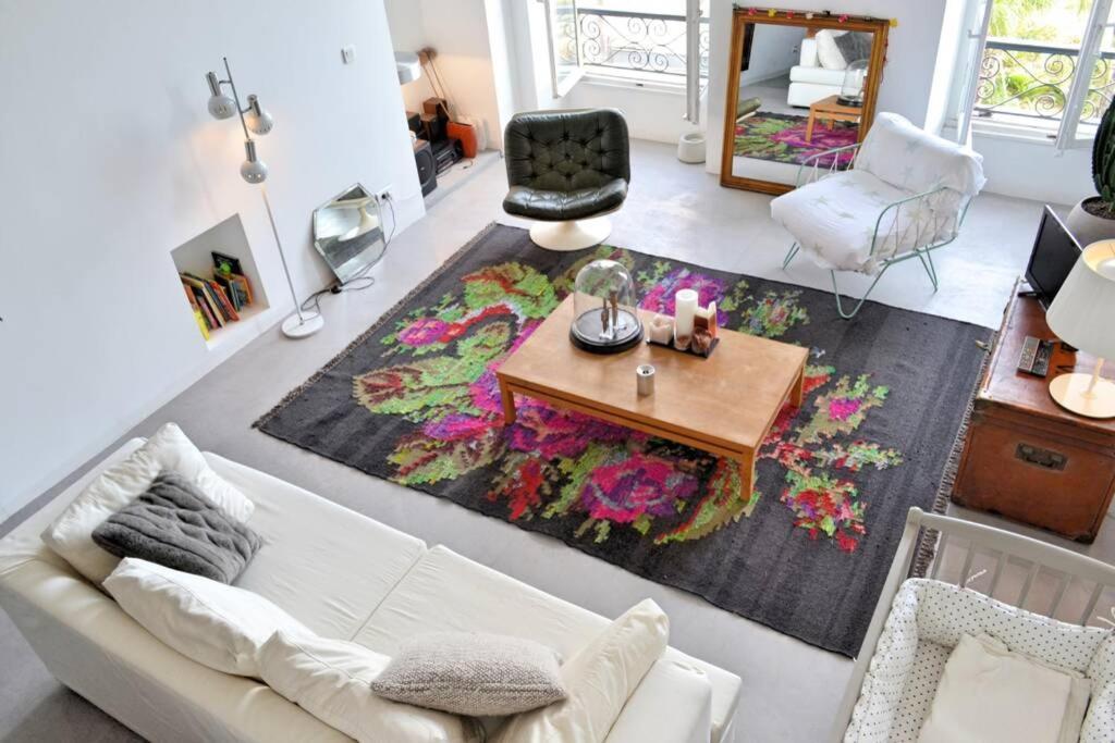 Апартаменти 06J - Superb Duplex Loft With Ac - Sea View Ніцца Екстер'єр фото